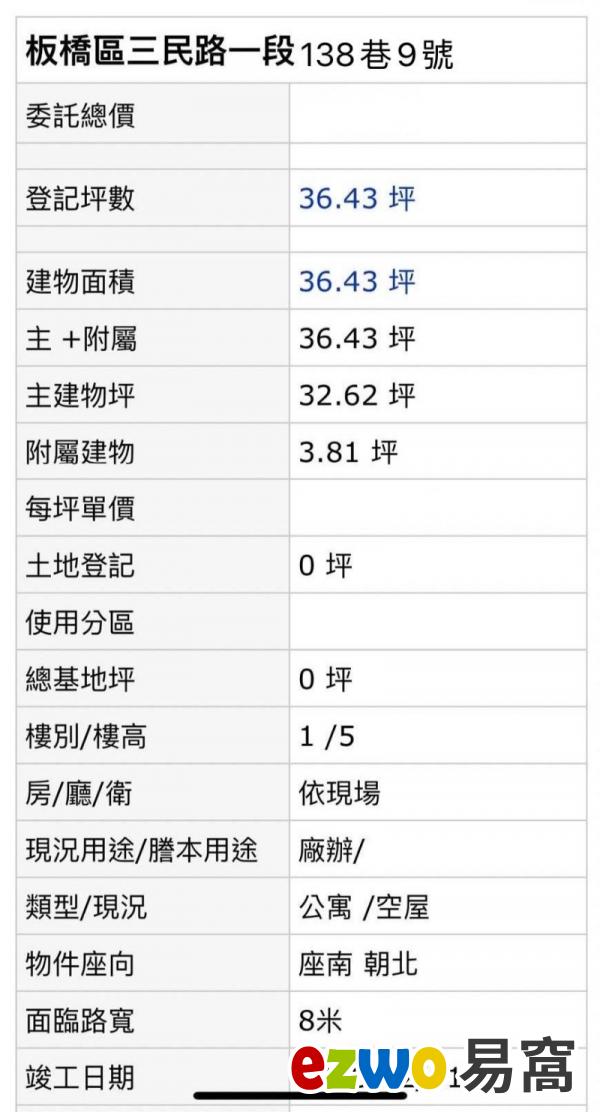 公寓1樓格局方正門口停車方便