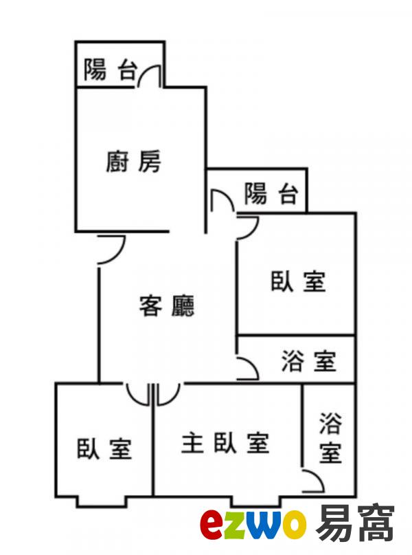 新竹竹東福林華夏大三房898萬